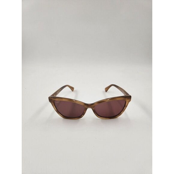 MAX MARA MM0011 47E Beige Brown Cat Eye Plastic Sunglasses Frame 58-16-140 LOGO5 main image 4